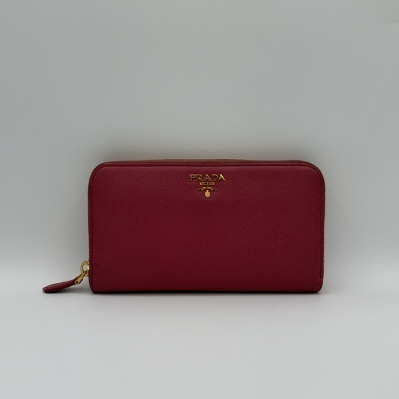 PRADA Saffiano Long Zip Wallet - Picture 2 of 10